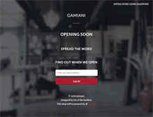 Tablet Screenshot of gamiani.com